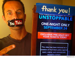 Imparável bloqueado pelo Youtube